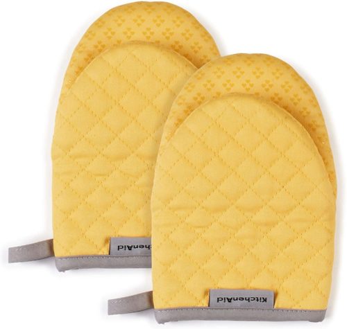 10 Best Oven Mitts To Protect Your Hands From Heat In 2024 Economical   KitchenAid Asteroid Mini Cotton Oven Mitts With Silicone Grip E1594283093924 